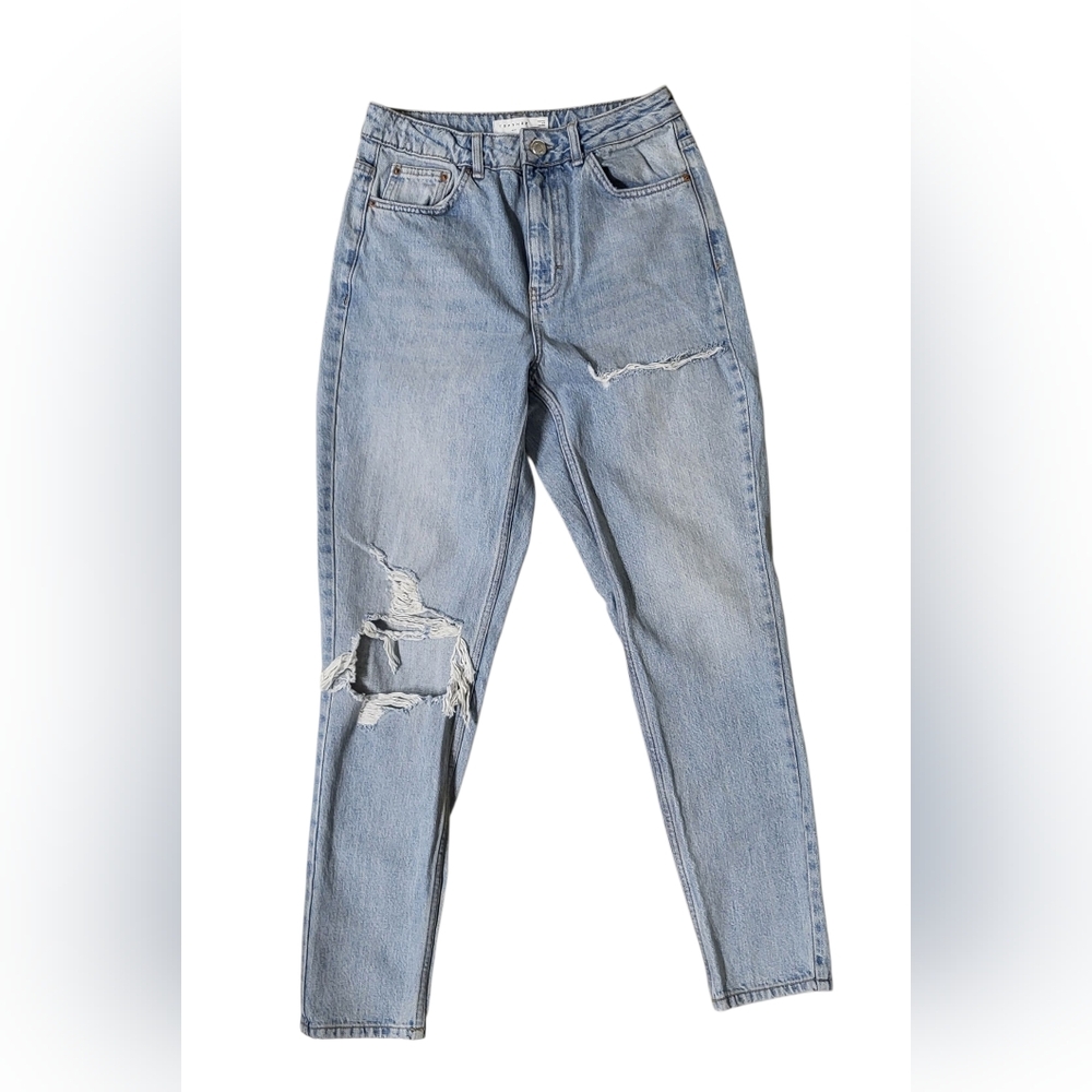 Topshop Ripped Mom Highrise Jeans - Size 28